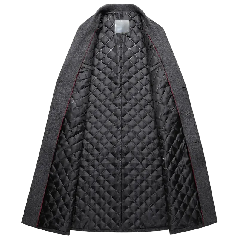 Authentique Manteau Long Anglais Gris