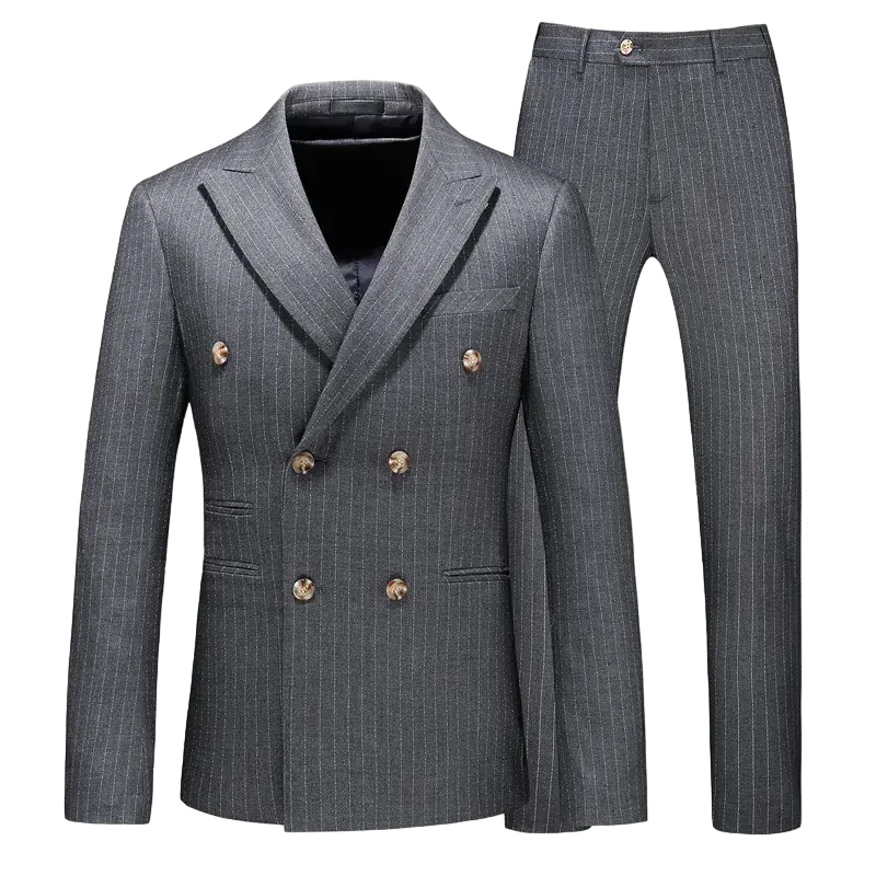 Gatsby Grey Three-Piece Suit