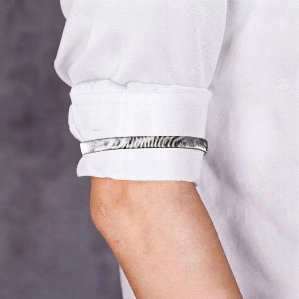 Silver Birmingham Sleeve Garters