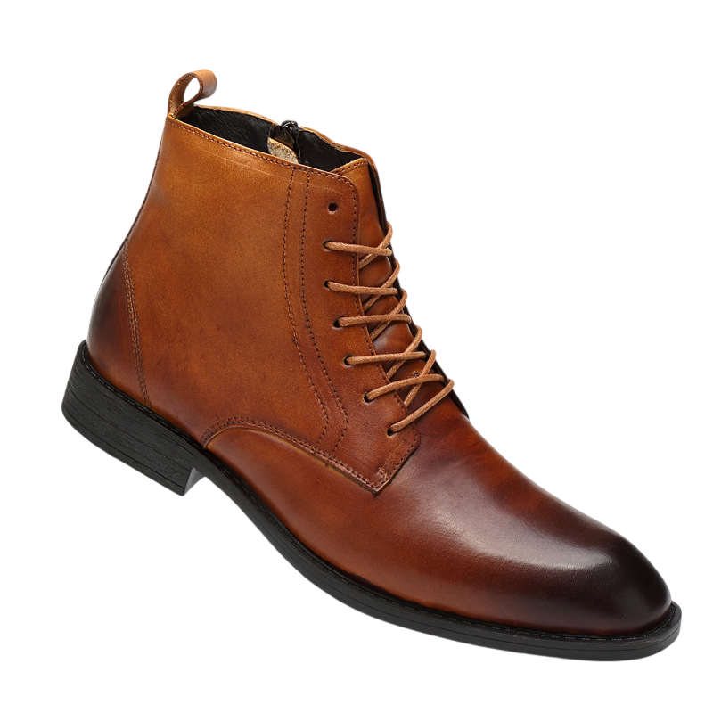 Bottes Tommy en cuir marron clair