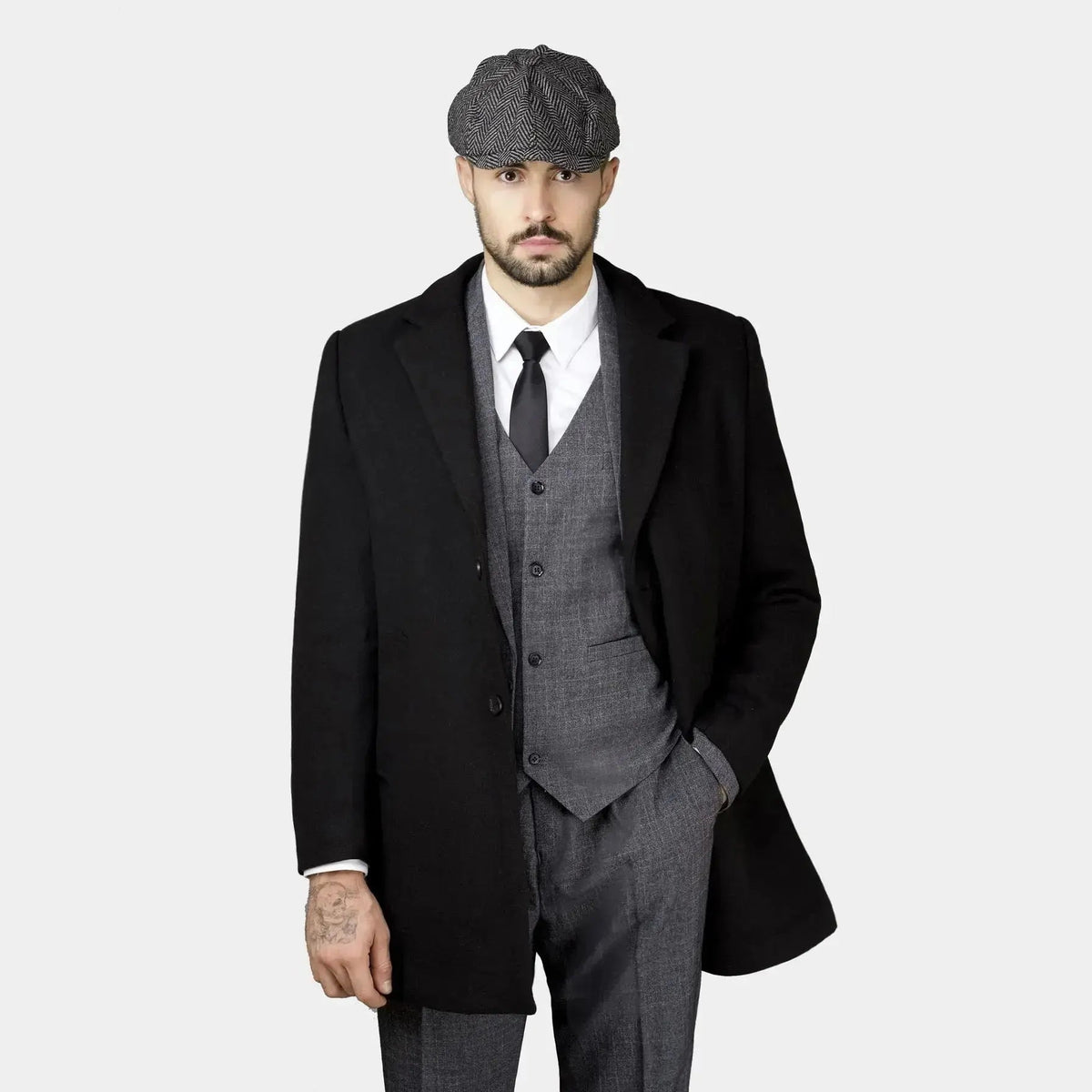 Manteau Anglais Noir