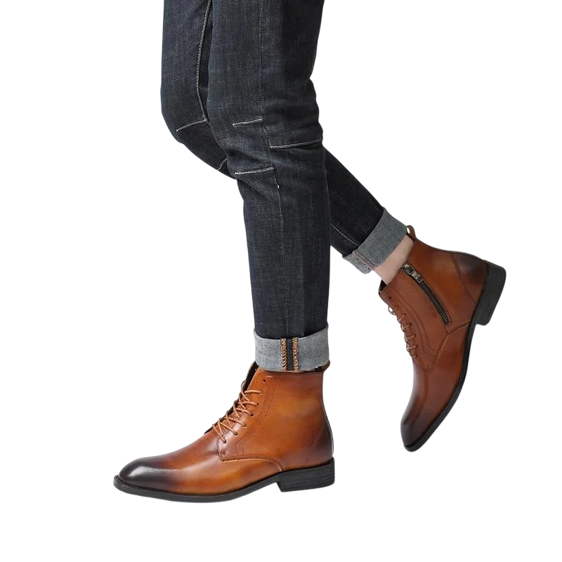 Bottes Tommy en cuir
