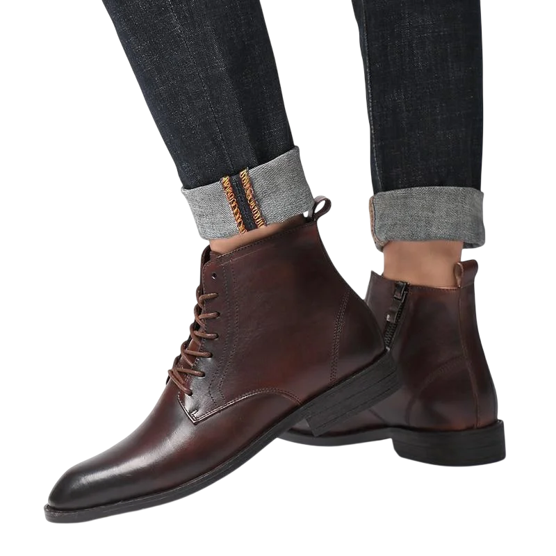 Bottes Tommy en cuir